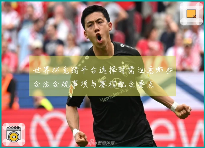 世界杯竞猜平台选择时需注意哪些合法合规事项与赛程配合要点