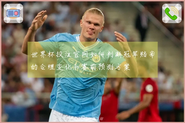 世界杯投注官网如何判断冠军赔率的合理变化和赛前预测方案
